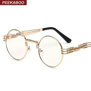 Gold framed glasses